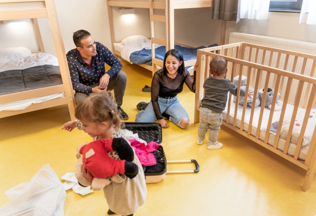 Familiekamer voor 4 personen met eigen badkamer