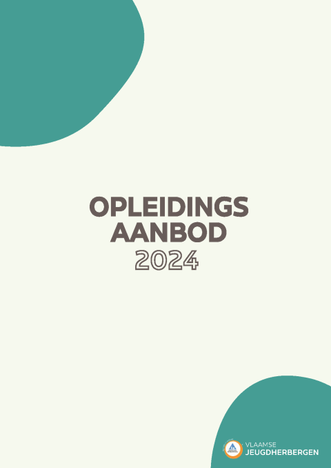 Opleidingsbrochure Vlaamse Jeugdherbergen VJH 2024