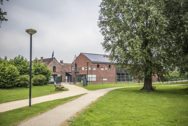 Binnenplein jeugdherberg 't Schipken