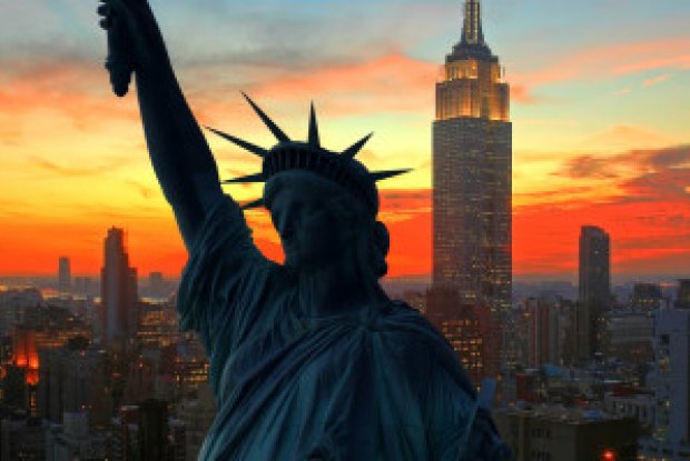 HI hostels in New York Vrijheidsbeeld in New York
